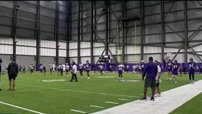 Vikings hold first training camp practice at TCO