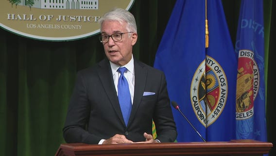 Gascón reportedly walks out of podium after being asked to speak for slain cops' families