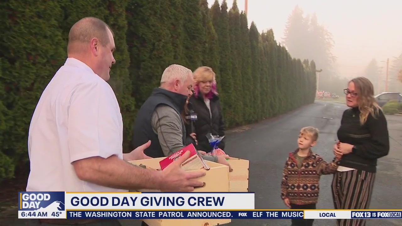 Good Day Giving Crew helps Marysville, WA woman