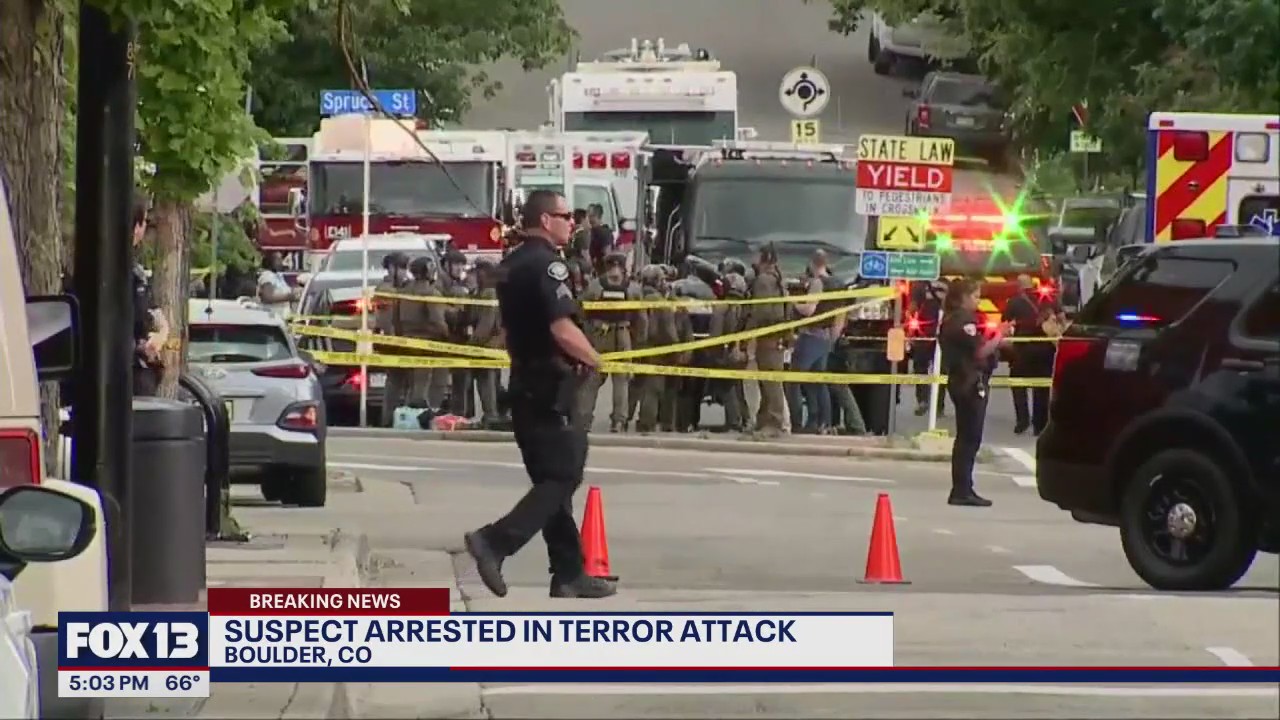 Suspect arrested in Boulder, CO terror attack