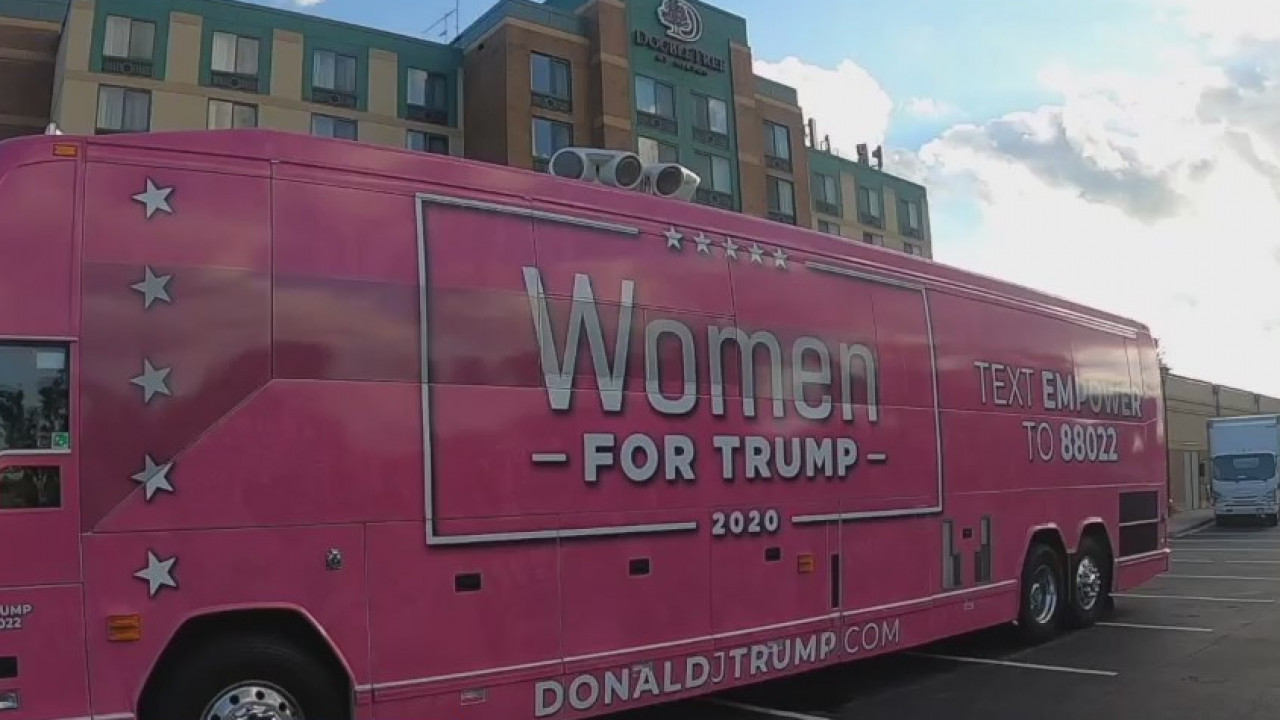 Women for Trump stopped in Pleasant Prairie, unconcerned about poll numbers