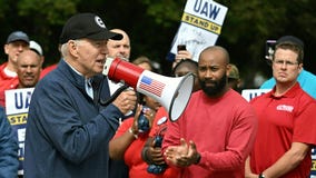 President Biden joins UAW picket lines