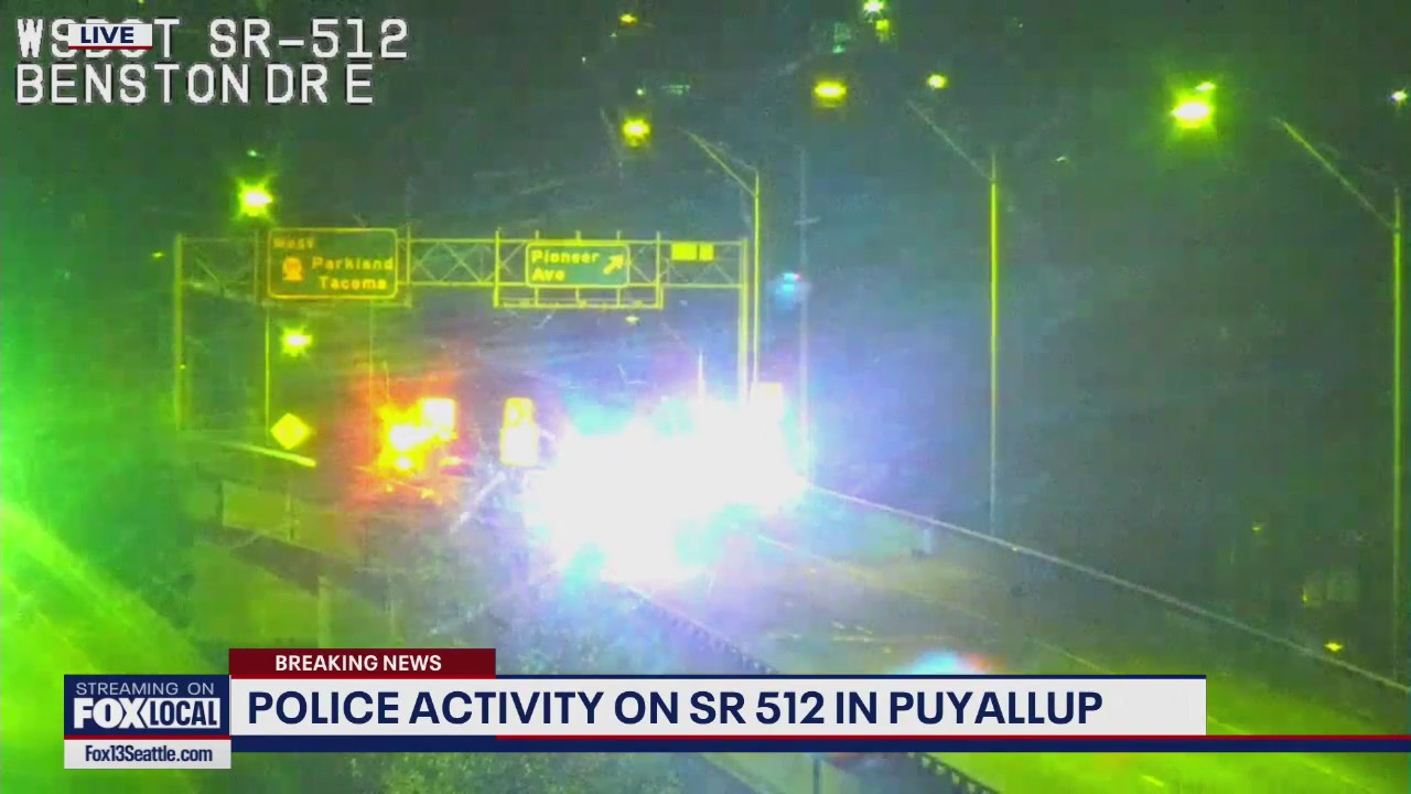 Police respond to incident on SR 512 in Puyallup