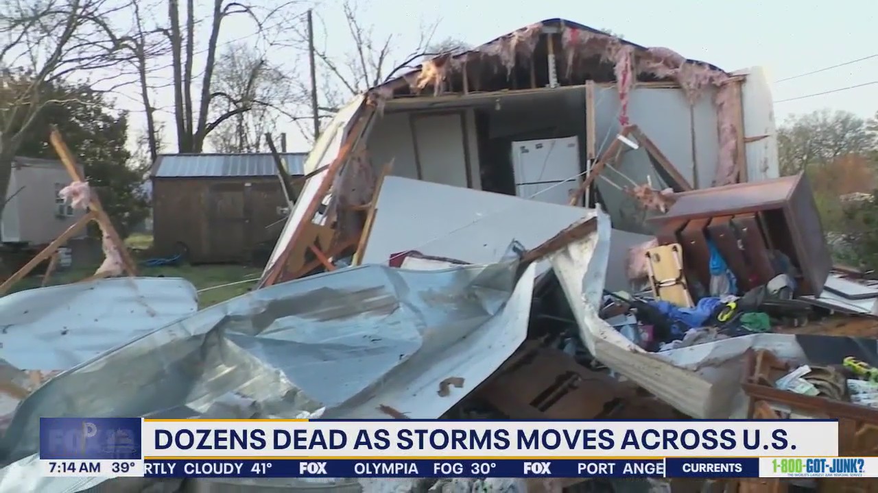 At least 40 dead after tornadoes, severe storms strike the US