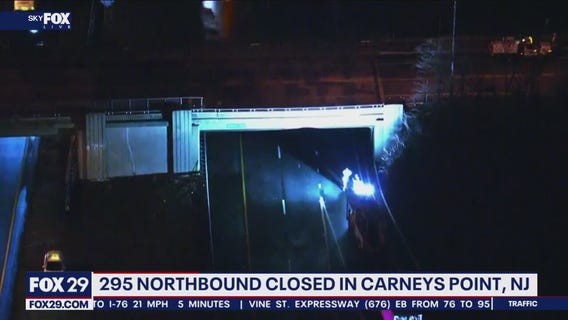 Officals: 295 overpass closed at Hawks Bridge Road indefinitely for structural repairs to the bridge