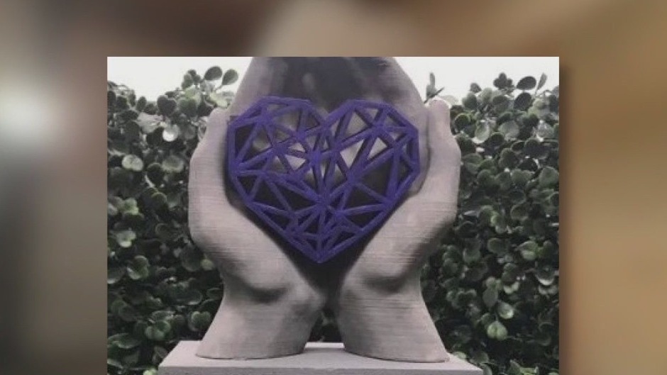 Waukesha Christmas parade memorial new sculpture