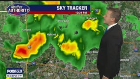 Overnight showers continue for some spots