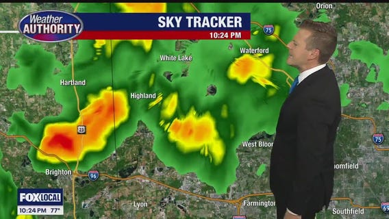 Overnight showers continue for some spots