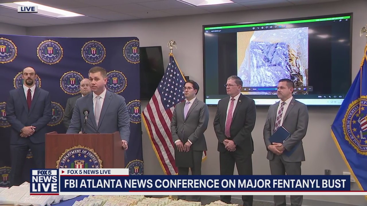 Major fentanyl bust announced in metro Atlanta | full press conference
