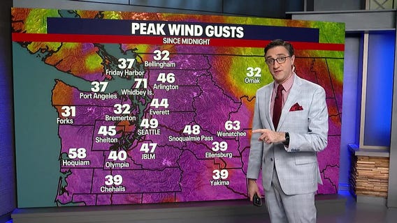 Seattle weather: Scattered showers by Wednesday afternoon