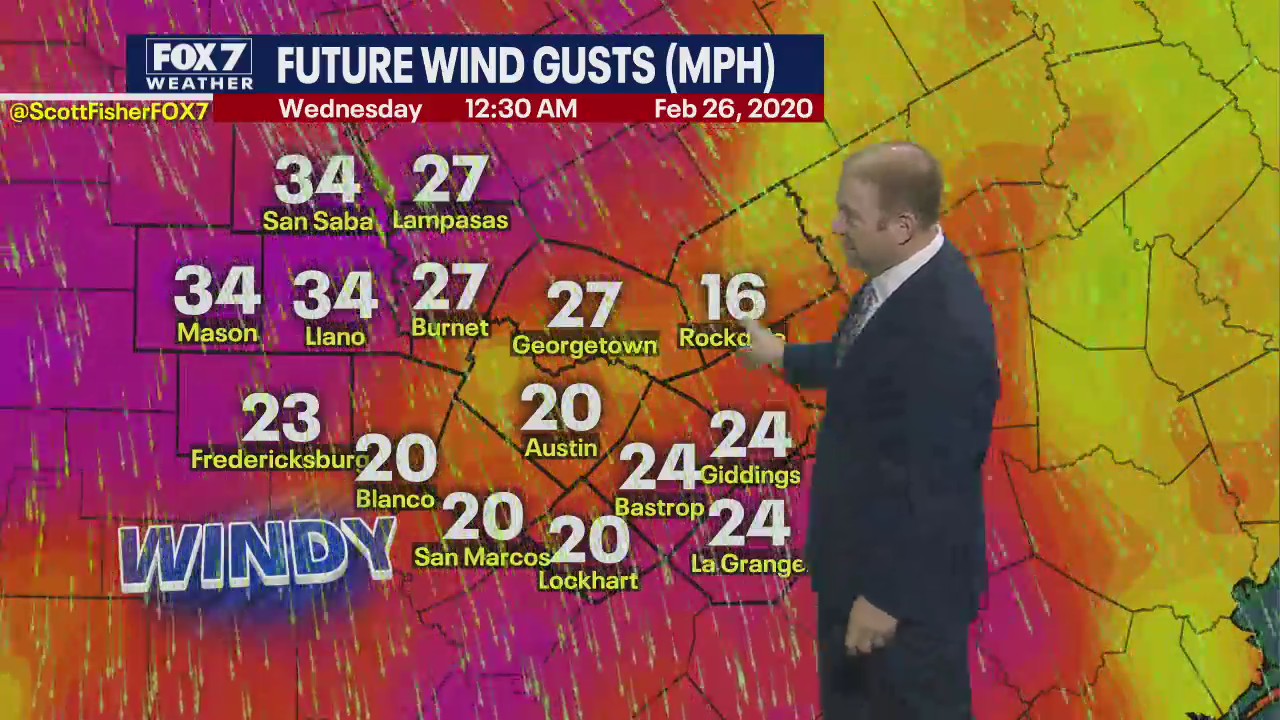 Evening weather forecast for February 25