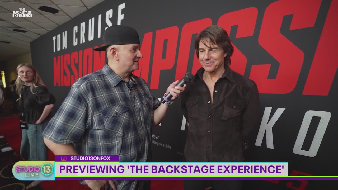 Previewing upcoming 'The Backstage Experience' Tom Cruise interview