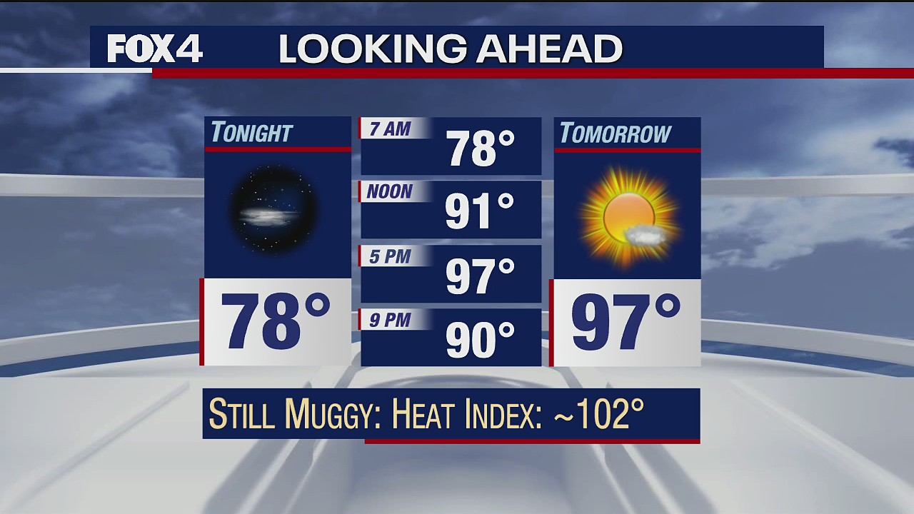 Aug. 11 overnight forecast