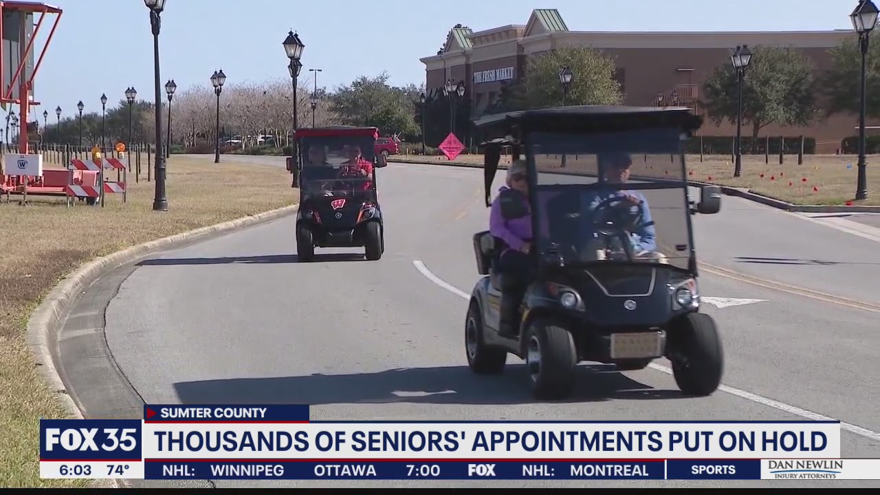 Thousands of seniors have vaccine appointments put on hold