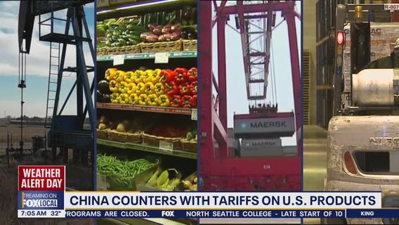 China counters with tariffs on US products