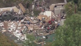 Explosion badly damages several homes in West Hills