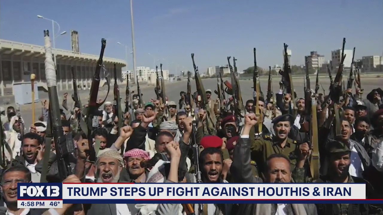 Trump steps up fight against Houthis, Iran