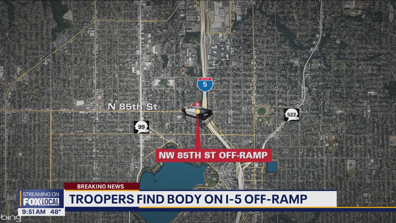 Troopers find body with gunshot wounds on I-5