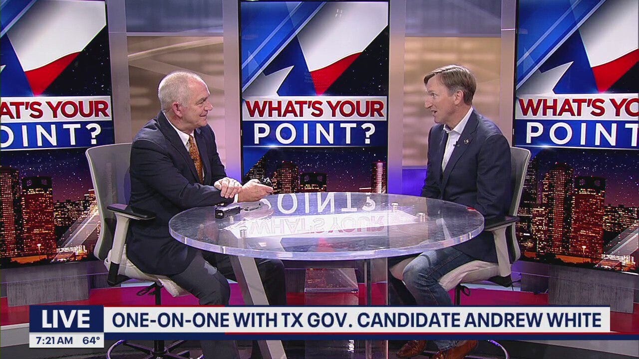 One-on-one with Andrew White, candidate for Texas governor