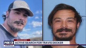 Search area narrowed for WA suspect Travis Decker