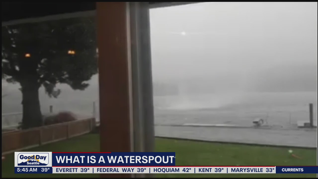 What is a waterspout?
