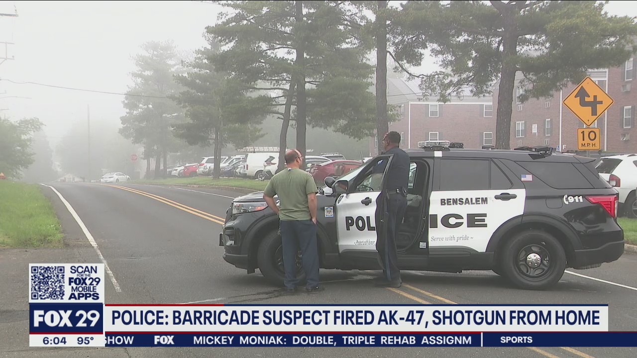 Officers took cover, residents evacuated after man fired AK-47 from Pa. home, police say