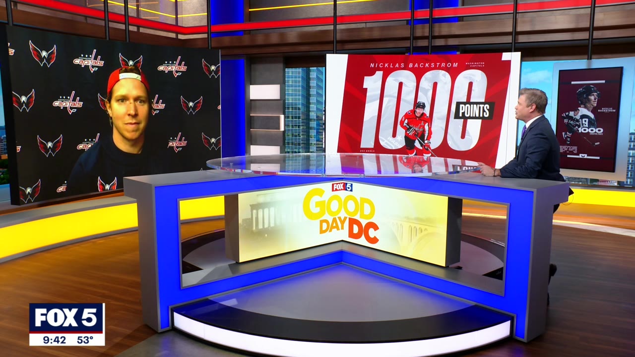 Honoring Nicklas Backstrom's 1000th point