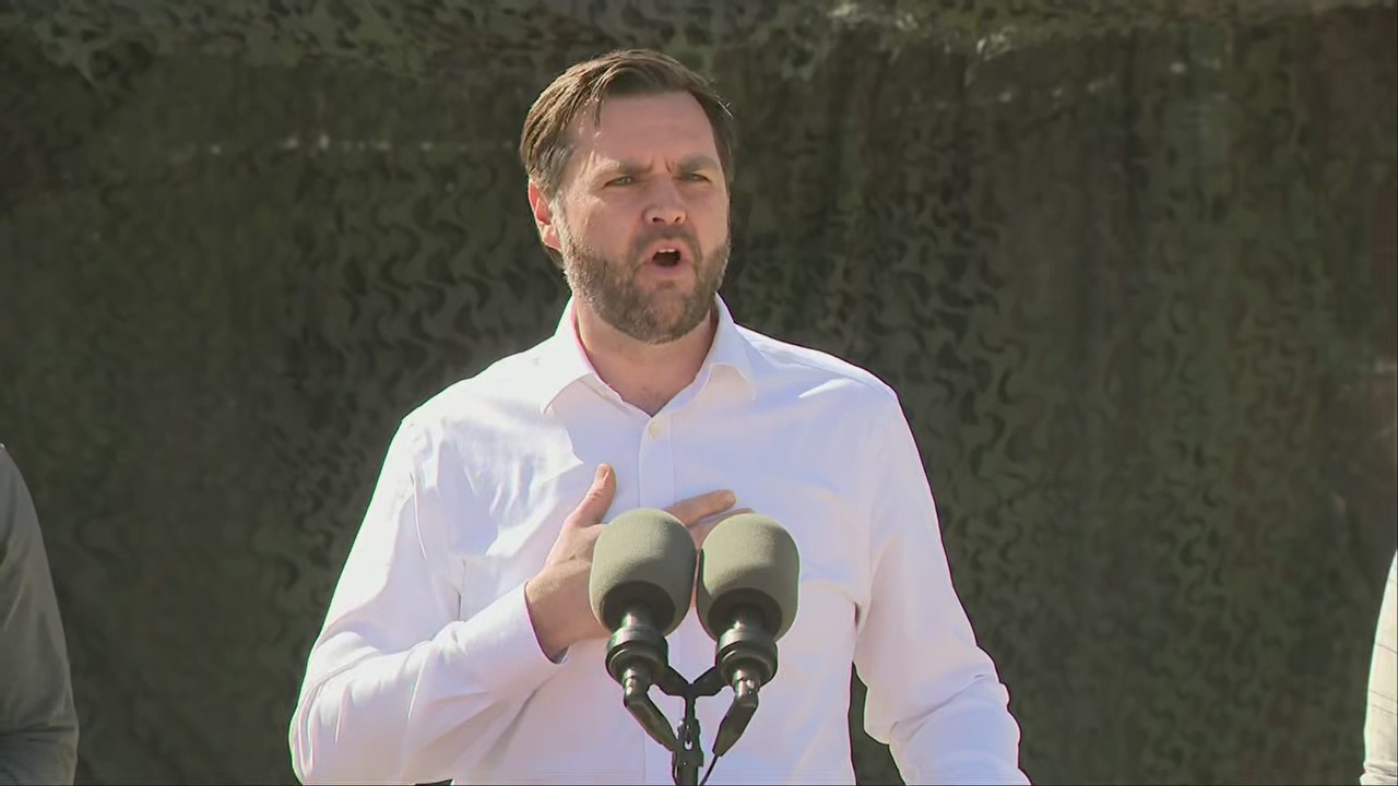 Vance, Hegseth, Gabbard speak after border visit