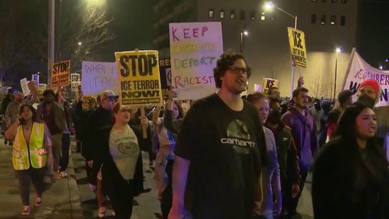 Peaceful Atlanta protest targets ICE after Minneapolis killing