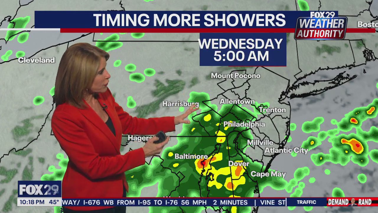 Weather Authority: Monday 10 p.m. forecast | FOX 29 Philadelphia