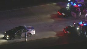 Person suspected of stealing Metro supervisor vehicle in custody after leading officers on freeway chase