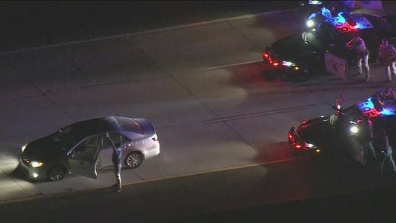 Person suspected of stealing Metro supervisor vehicle in custody after leading officers on freeway chase