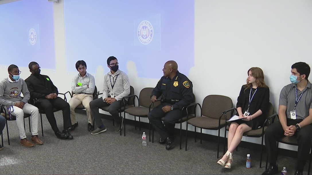 Houston PD Chief sits down with young leaders across the city
