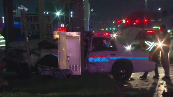 Pasadena officer involved in crash, taken to Memorial Hermann