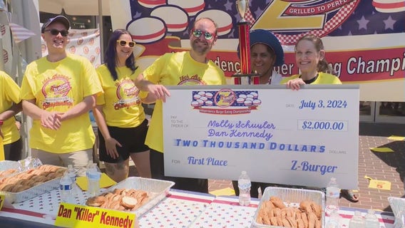 Z-Burger?s 2024 Independence Burger Eating Championship ends in tie