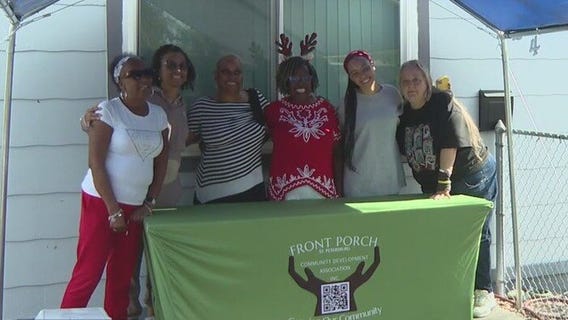 Gift distribution for families in south St. Pete