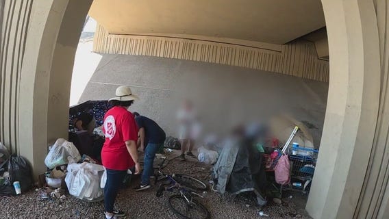 Salvation Army helps people on streets during heatwave