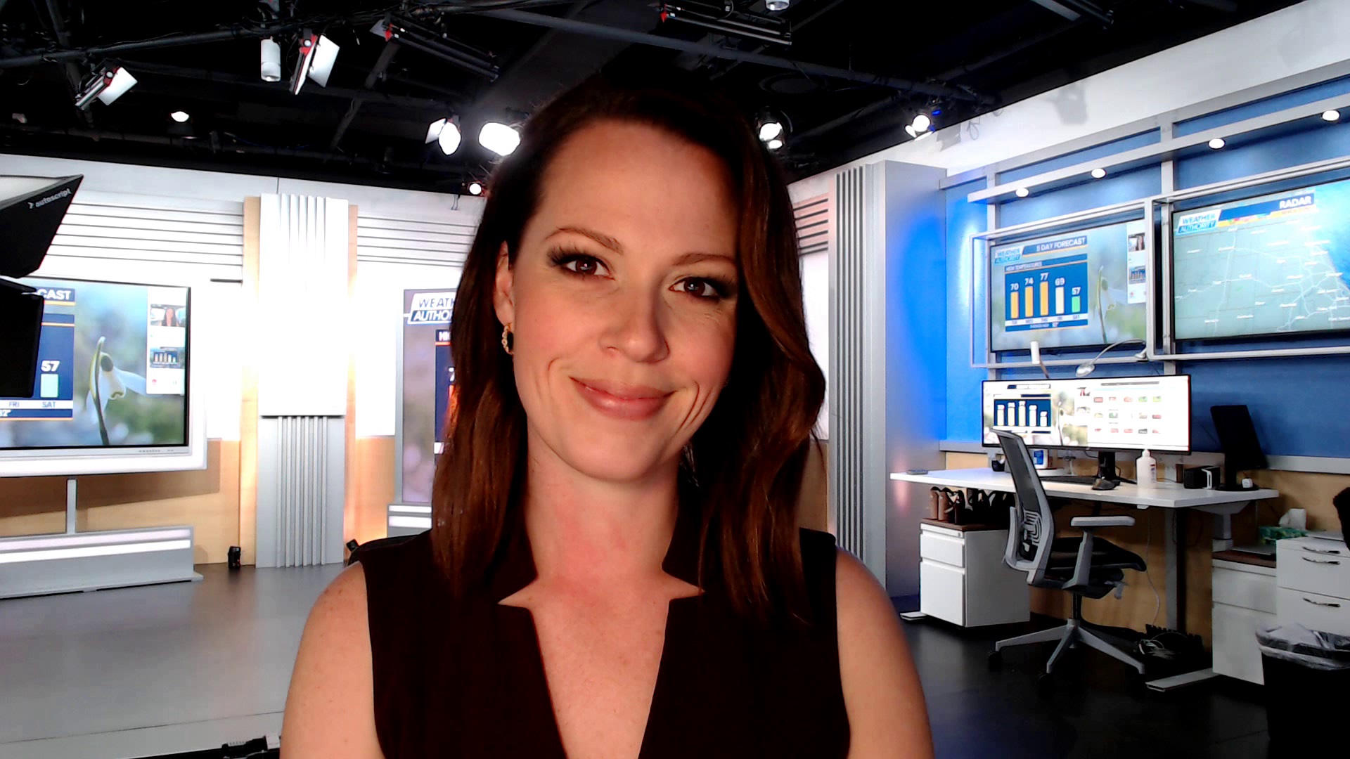 Temps return to the 70s with several storm chances this week