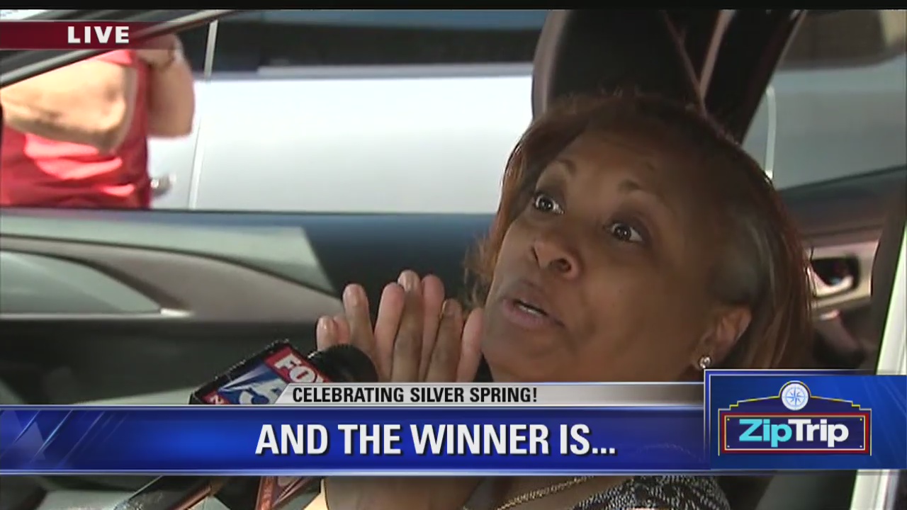 CONGRATULATIONS Elsie Fleming - winner of the FOX 5 Zip Trip 2016 Mazda CX-9 Give-A-Way