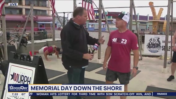 Participants gather in Wildwood for the Murph Challenge inspired by fallen soldier