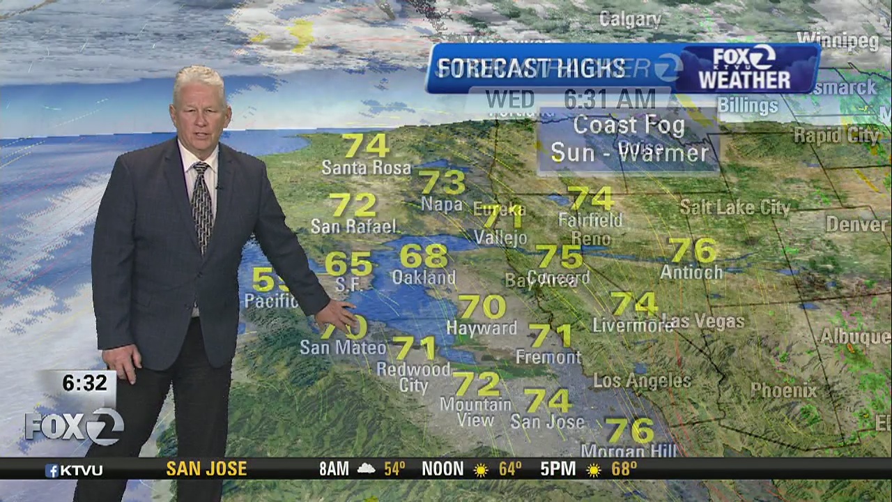 TODAY'S FORECAST: Beautiful day, temps in the 70s | KTVU FOX 2