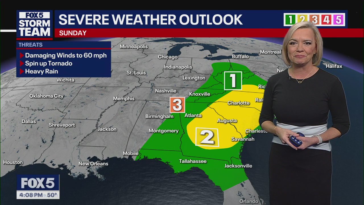 Weekend storm threat