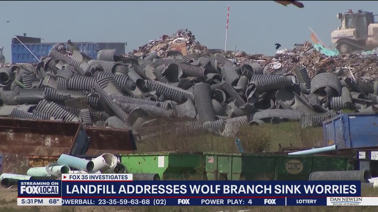 Landfill near Mount Dora addresses Wolf Branch Sink worries