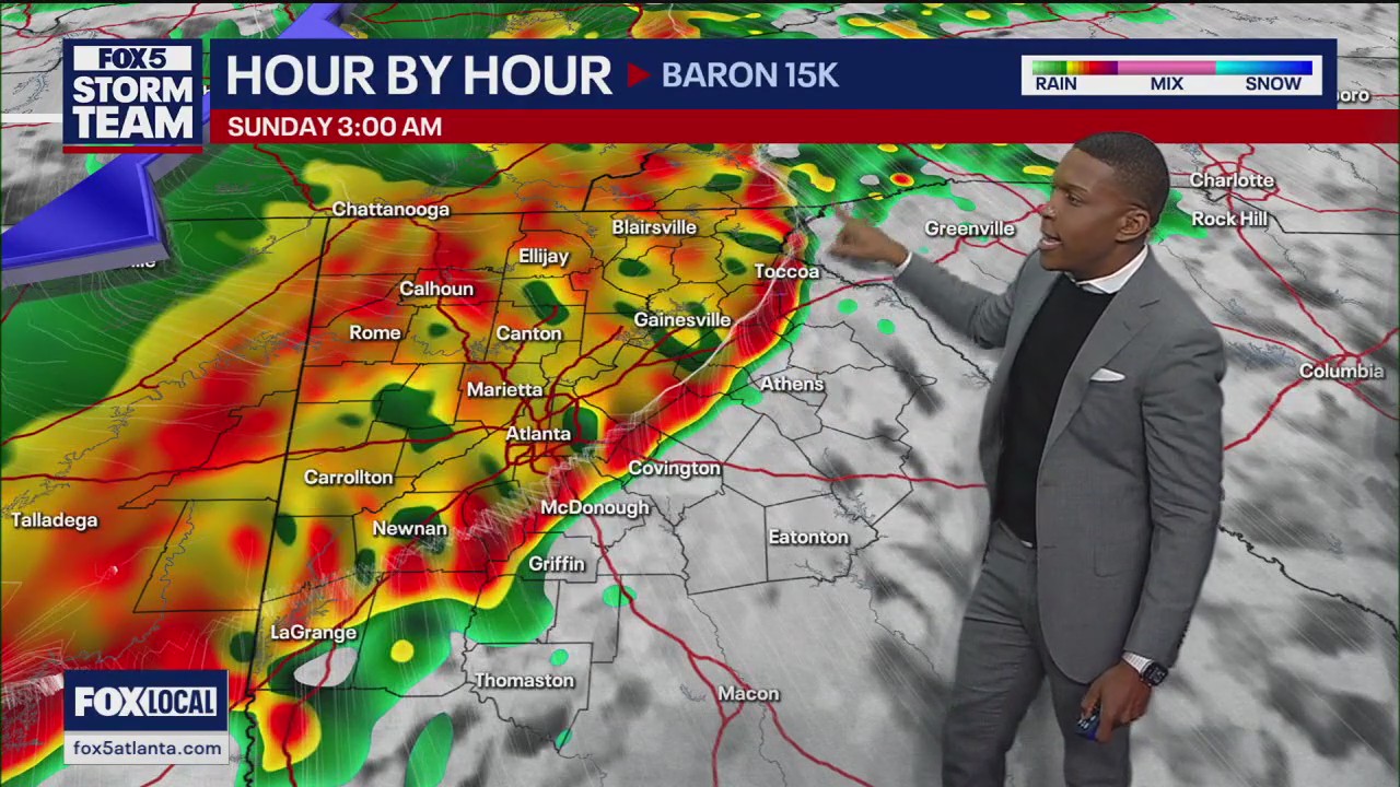 Friday midday weather forecast