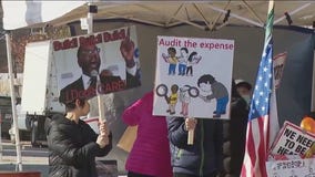 Inspections at proposed migrant shelter in Chicago as many rally against it: 'the mayor sold us out'