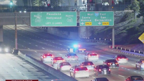 Freeway attack: Rock hurled at moving cars