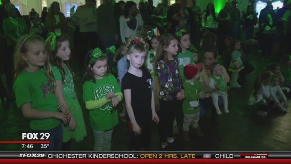 Bob gets ready for the St. Patrick's Day Parade at the Springfield Country Club