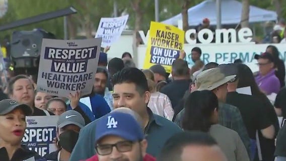 Day 2 of Kaiser Permanente strike