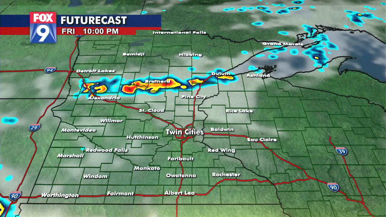 Saturday offers chance of thunderstorms