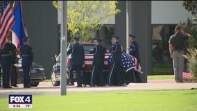 Grapevine Lake crash victim gets military honors